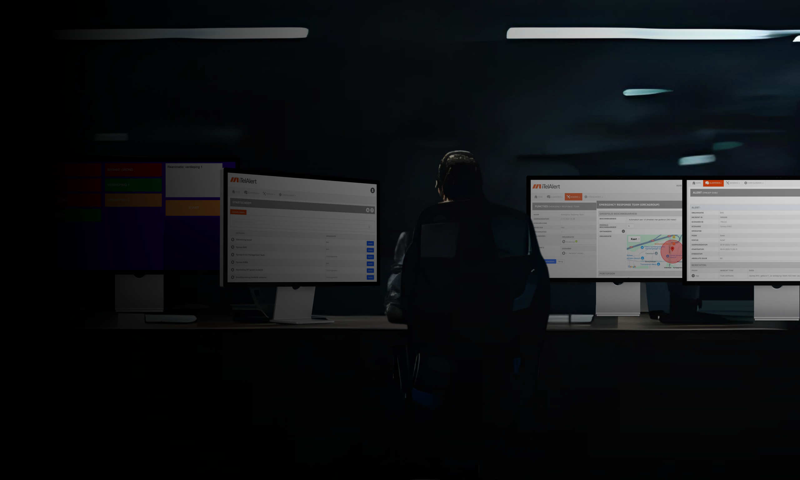 iTelAlert Schermen